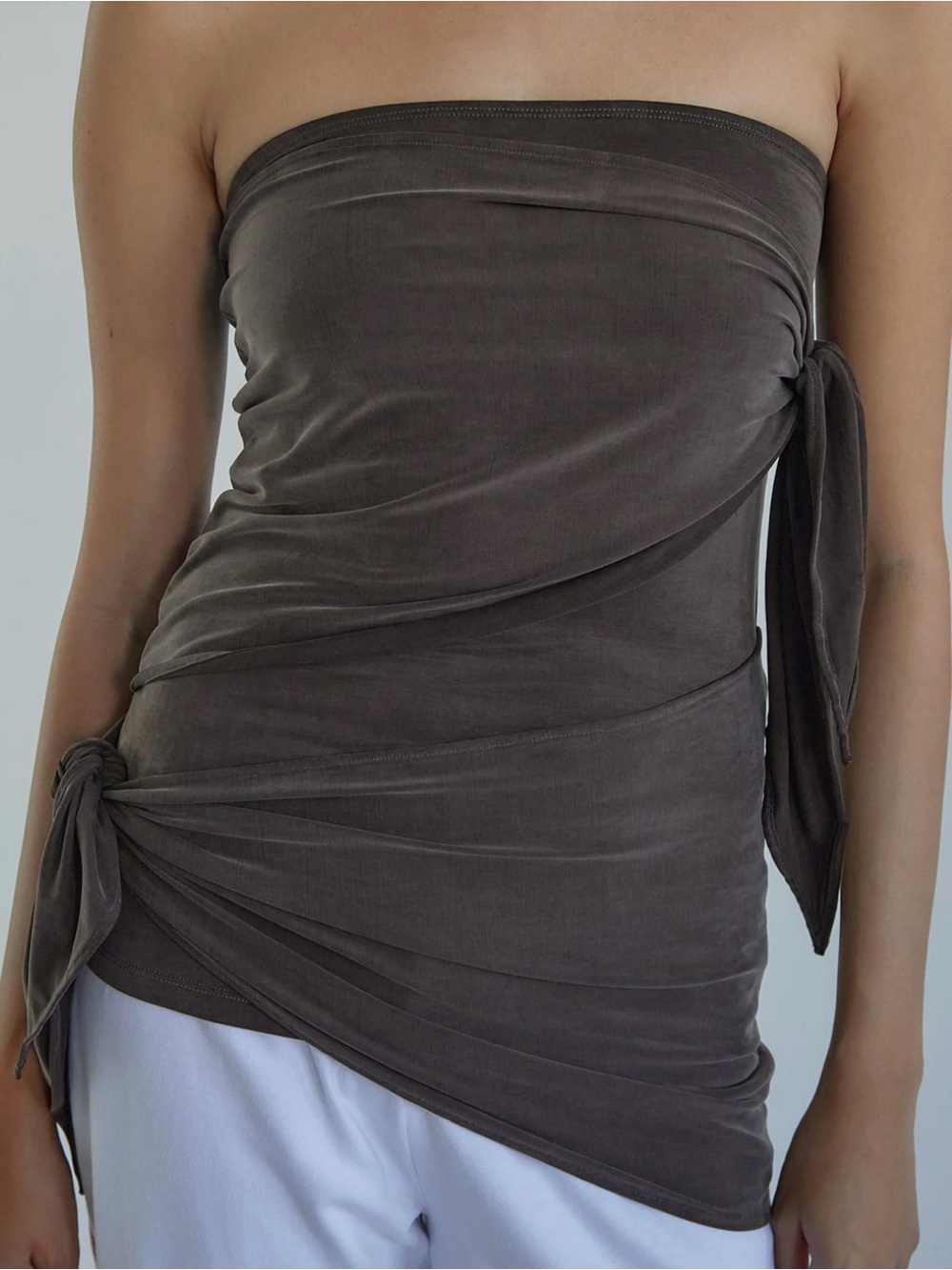 Paloma Wool strapless wrap top. Size S. no 2516/ Buho - Picture 3 of 12